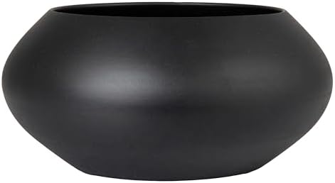 Bloomingville Minimalist Round Mango Wood Bowl, Black - Image 4