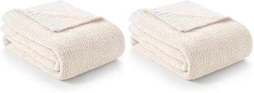 Snuggle Sac Buttery Ivory Throw Blanket by SnuggleSac