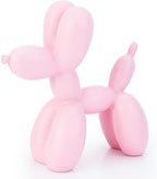 4 Inch Matte Pink Balloon Dog Sculpture by AMOIENSIS