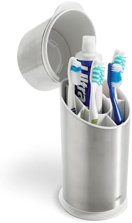 OXO Good Grips Bathroom Toothbrush Holder Set - Stainless Steel by Unknown