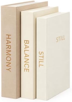 JC Classics Decorative Books for Home Decor, Faux Coffee Table Books by JCClassics
