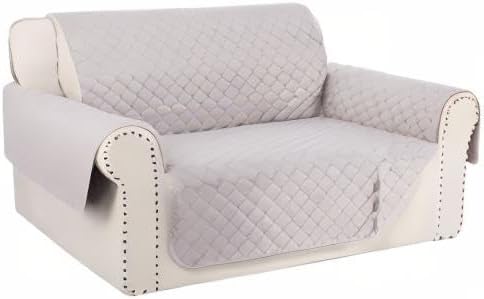 Reversible 45" Small Loveseat Sofa Covers, Friendly Furniture Protector - Image 9