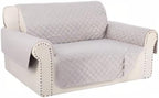 Reversible 45" Small Loveseat Sofa Covers, Friendly Furniture Protector - Image 9