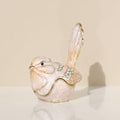 Bird Trinket Box Golden Crystal Enameled Hand-Painted Hinged Animal Jewelry Box, Elegant Home Decor & Unique Gift for Bird Lovers decor for home by Unknown