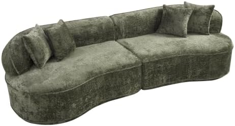 Compressed C-Shaped Sectional Sofa, 2-Box Easy Delivery, No Tools Assembly - Image 3