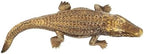 Howard Elliott Collection 52029 Gold Sculptures Antique Crocodile for Home Decoration Statue for Book Shelves, Console Tabels, Entryway, or Any room, Metallic Brassy Gold - Image 6