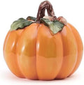 Fitz and Floyd Harvest Halloween Pumpkin Ceramic Figurine, 7.5 inch by FitzandFloyd