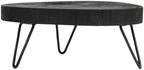 Creative Co-Op Decorative Paulownia Wood Pedestal, Black - Image 6