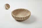 Ruffle Decor Large Decorative Bowl,fruit bowl kitchen stone bowl,bowl decor,Trendy home decor large Stylish Key Bowl for Entry Table - Image 7