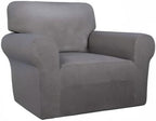 PureFit Stretch Chair Covers Fleece Couch Covers - Image 8