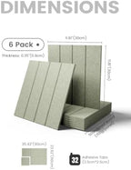 Fluxynara Felt Bulletin Board & Cork Board Alternative 36'' x 24'' - 6 Pack - Image 2