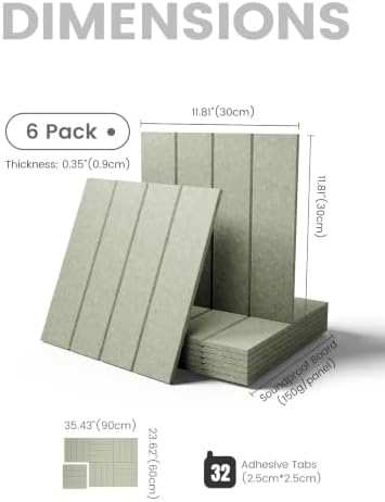 Fluxynara Felt Bulletin Board & Cork Board Alternative 36'' x 24'' - 6 Pack - Image 2