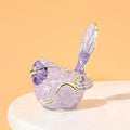 Exquisite Hand - Painted Enamel Blue Bird Trinket Box: Hinged Rhinestone - Adorned Mini Jewelry Organizer for Rings & Necklaces, Ideal Classical Home Decor & Collectible Keepsake (Trinket Box-N) by Unknown