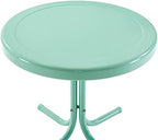 Crosley Furniture Griffith Weather Resistant Retro Metal Outdoor Side Table - Image 4