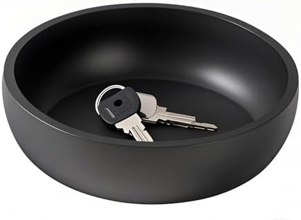 Large Concrete Key Bowl for Entryway Table - 7.9" Key Holder Bowl for Keys by AoteaCrafts