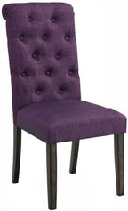 Roundhill Furniture Leviton Solid Wood Tufted Parsons Dining Chairs - Image 8