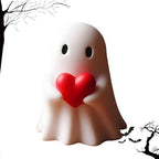 Halloween Ghost Figurine，Red Heart Ghost Figurine by Unknown