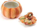 Fitz and Floyd Fall Harvest 8-Inch Pumpkin Cookie Jar - Image 5