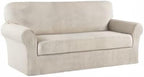 Turquoize Stretch Sofa Slipcover 2 Pieces Sofa Cover Couch Cover - Image 8