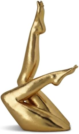 Gold Room Decor, Resin Legs Sculpture for Shelf, Desk, Bookcase by ZHAOXIANG