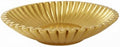 Stylish Gold Bowl Decor for Home - 10" Scalloped Wavy Bowl by OGANGART
