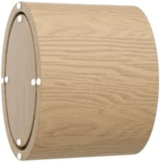 Small Round Coffee Table Nesting End Table Set of 2, Wood Side Circle Accent - Image 8