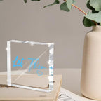 Let Them - Blue 4 Inch Acrylic Tabletop Sign, Office and Cubicle Decor for Women, Desk Accessory, Motivational Quote Gift for Coworkers, Empowering Work from Home Decor - Image 4