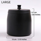 Large Ashtray with Lid for Cigarette, Stainless Steel Smokeless Odorless Windproof Ash tray for Home Office Tabletop Outside Patio Outdoor Balcony(3.93"x3.2"x3.82") - Image 2