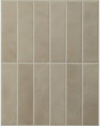 Smart Tiles Peel and Stick backsplash, Stacked Taupe Beige, 11.43"x9" by SmartTiles-OriginalPeelandStickBacksplashTiles