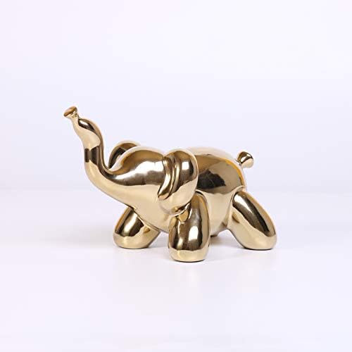 Gold Home Décor Balloon Figurine Accent (Elephant) by Ardax