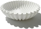 Decorative Bowls for Home Decor (Large White, 10''x 3'') by LoveLife