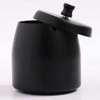 Ashtray with Lid for Cigarette, Stainless Steel Smokeless Odorless Windproof Ashtrays for Home Office Tabletop Outside Patio Outdoor Balcony(3.54"x3.0"x3.38") - Image 4