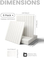 Fluxynara Felt Bulletin Board & Cork Board Alternative 36'' x 24'' - 6 Pack - Image 2