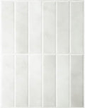 Smart Tiles Peel and Stick backsplash, Stacked White & Grey, 11.43"x9" by SmartTiles-OriginalPeelandStickBacksplashTiles