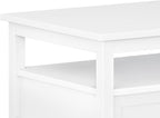 SIMPLIHOME Warm Shaker Solid Wood Transitional-Style 48-inch Wide Coffee Table - Image 8