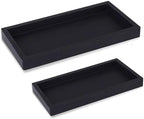 Silicone Bathroom Vanity Tray Dish Soap Holder Sink Organizer, Black by Heagoale