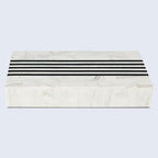 Handicrafts Home Black White Large Photo Memory Box with Lid, 12x6x2 In - Image 4