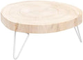 Creative Co-Op Decorative Paulownia Wood Pedestal, Natural by Unknown