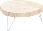 Creative Co-Op Decorative Paulownia Wood Pedestal, Natural by Unknown