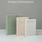 3 Linen Decorative Books with Hidden Storage, Faux Book Box for Home Decor - Image 4
