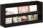 Furinno HERMITE Floating Nursery Book Shelves for Wall, Espresso by Furinno-FitsYourSpaceFitsYourBudget