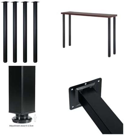 LCSDLHLSY Table Legs 36 inch, Heavy Duty Furniture Legs, Adjustable Square Desk - Image 3