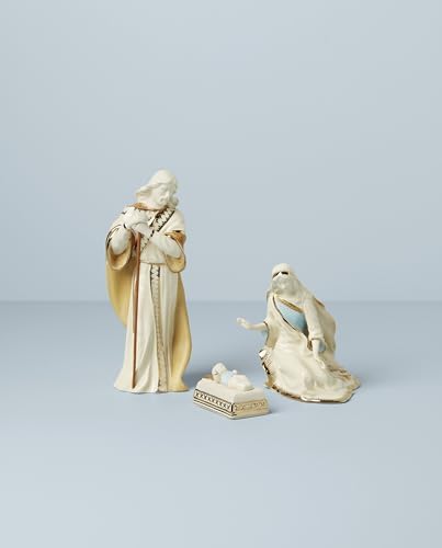 Lenox 6238430 First Blessing Nativity 3-Piece Holy Family Figurine Set - Image 2