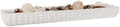 Oakrain 30" Large Decorative Bowl for Home Decor, Long White Dough Bowl by Oakrain