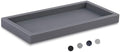 Silicone Bathroom Vanity Tray Dish Soap Holder Sink Organizer, Grey by Heagoale