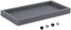 Silicone Bathroom Vanity Tray Dish Soap Holder Sink Organizer, Grey by Heagoale