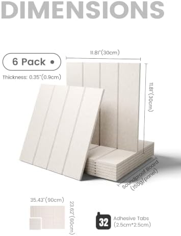 Fluxynara Felt Bulletin Board & Cork Board Alternative 36'' x 24'' - 6 Pack - Image 2