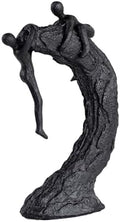 Hebdids Modern Art Sculpture - Living Room and Office Dynamic Climbing Wall Character Decoration, Black Statue,9 x 5.51 x 1.97inches Elegant Black Home Decoration Gift by Hebdids