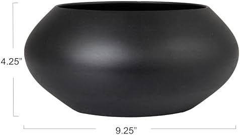 Bloomingville Minimalist Round Mango Wood Bowl, Black - Image 2