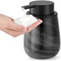 Modern Glass Marble Foam Hand Soap Dispenser,Black Soap Dispenser by NEWHENGS